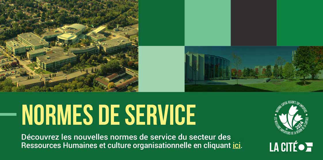 Normes de service, Découvrez les nouvelle normes de servcies du secteur des Ressources humaines et culture organisationnelle en cliquant ici.